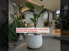 Fügen Sie Ihrem Garten Stil und Funktionalität mit unseren Glasfaserpflanzern hinzu