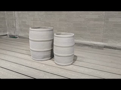 Rundfasersement Topf für Campingbrenner und wärmere Holzkohle Ofen Grill