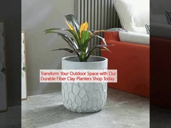 Verwandeln Sie Ihren Außenraum mit unserem langlebigen Fiber Clay Planters Shop noch heute