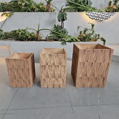 kaufen Elegantes modernes Design Fiber Clay Pflanzer für Indoor Outdoor Pflanzen Töpfe online manufacture