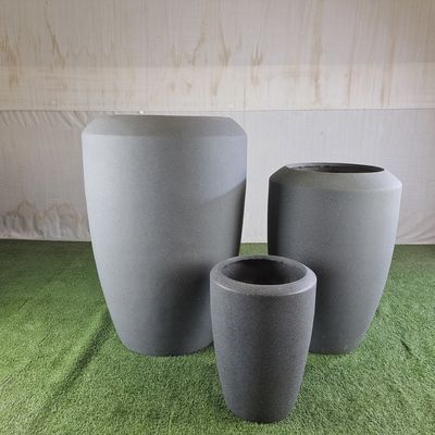 kaufen Moderner Indoor Outdoor Rundfaser Zement Topf für Haus Garten Blumenpflanzen Topf online manufacture