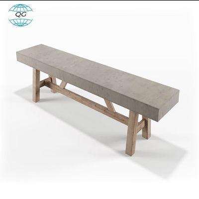 kaufen Grauer Rundbeton Kaffeetisch für den Außenbereich GRC Glasfasermöbel Esstisch online manufacture