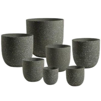 kaufen Stilvolle Gartenpfannen aus Fasersement für Blumen / grüne Pflanzen im Innen-Außengarten online manufacture
