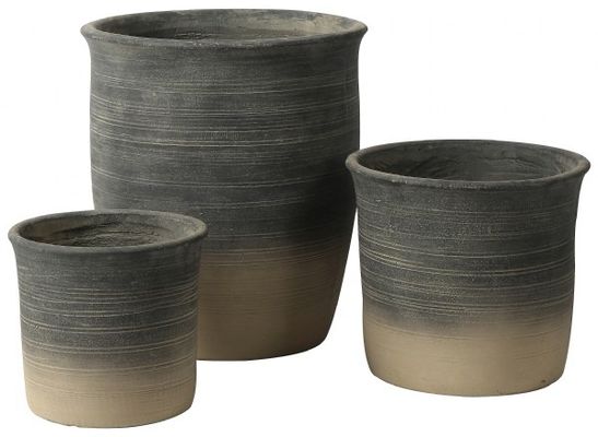 kaufen Außenrunder Zementpflanztopf Frostbeständig mit Drainage-Loch online manufacture