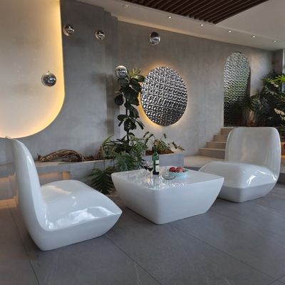 kaufen Möbel aus Glasfaser aus Harz Tischstuhl Set weiße Farbe online manufacture