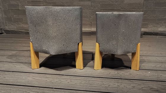 kaufen Charakteristisch Fiber Clay Planter mit Bein für Hotelgärten Innen- oder Außenbereich online manufacture