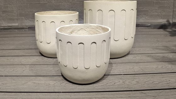 kaufen Auffällig moderner Faser-Ton-Pflanzer mit Drainagefrostbeständigkeit online manufacture