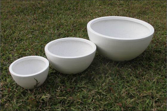 kaufen Wasserdicht und feuerdicht weißer Tonfaserpflanzer, perfekt für den Freien online manufacture
