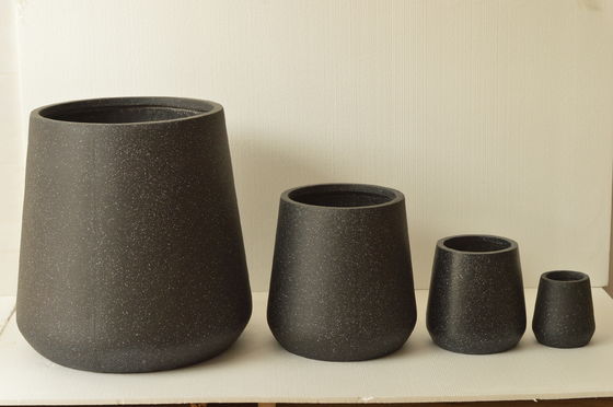 kaufen Moderne Rundfaser-Tonpflanzerei mit individuellem Design und Drainage-Loch online manufacture