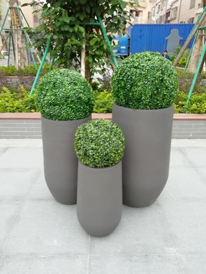 kaufen Glatte Oberfläche Verstärkter Tonpflanzer für hohe Pflanzen im minimalistischen Stil online manufacture