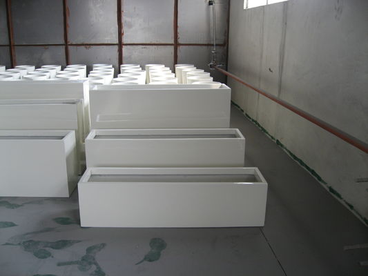 kaufen Große Lagerbestände Glasfaserpflanzen Topf Glasfaserblumenpflanzer Matte glänzend fertiggestellt online manufacture