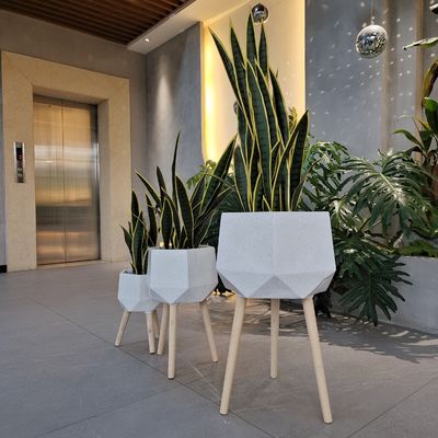 kaufen Einfach zu reinigen Fiber Clay Planter für Innen-und Außen-Individualität online manufacture
