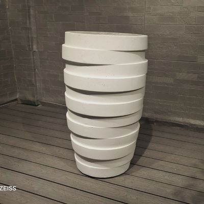 kaufen Textur Oberfläche Fiber Clay Planter Wasserdicht Feuerdicht und Frostdicht online manufacture