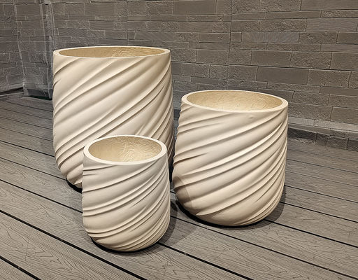 kaufen Fiberclay Planter D380*H520 Für Holzkohleofen / Heizer / Heizung / Grill / Campingbrenner / Holzkohleofen online manufacture