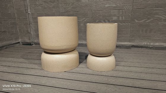 kaufen Moderner Stil Fiber Clay Planter D460*H70 Leichtgewicht Vielseitig für jeden Umfeld online manufacture