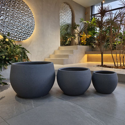 kaufen Glatte Oberfläche Fiber Clay Planter für das Geschäft online manufacture