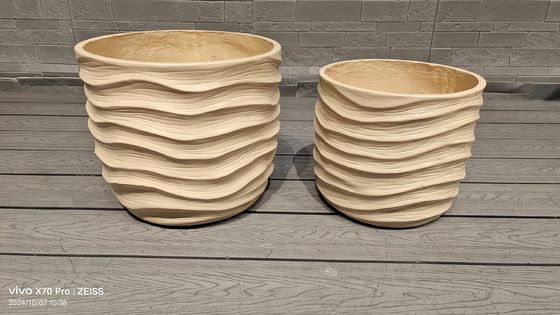 kaufen Holzkohle-Ofen / Warmer Camping Brenner Heizung / Barbecue Fiber Clay Planter mit modernem Stil und texturisierter Oberfläche online manufacture