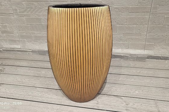 kaufen Innenarchitektur Fiber-Ton-Pflanzer mit strukturierter Oberfläche und frostbeständigem Charakter online manufacture