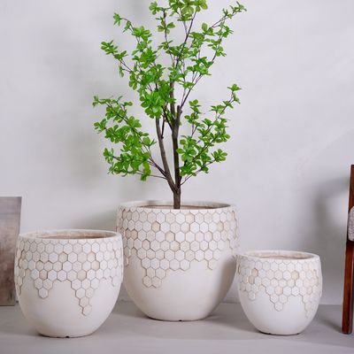 kaufen Moderne Vintage Nordic Home Dekor Direkt Fabrik Großhandel Anpassbare Ton Blumentopf Sukkulenten Rack Blumentöpfe Pflanzgefäße online manufacture