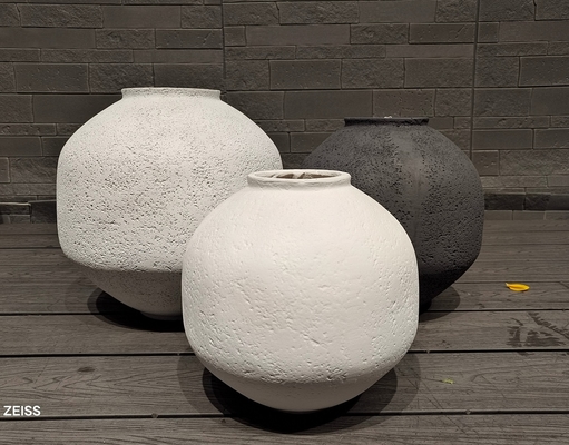 kaufen Optimize Plant Growth with Customized Fiber Clay Planter and Drainage Holes online manufacture