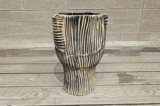 kaufen Frost Resistant Fiber Cement Pot Drainage Holes for Easy Planting and Maintenance online manufacture