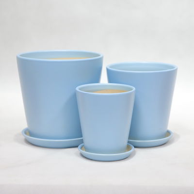 Runde moderne Keramikpflanzungen Leichtgewicht für die Wohnkultur