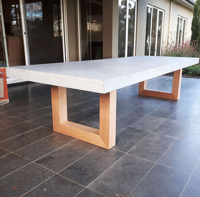 Aussenbetonmöbel GRC Patio Gartenbank Tisch für den Pool