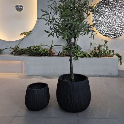 Fiber Clay Planter D370*H330mm 7-8 Jahre Lebensdauer in Innenräumen