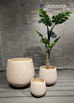 Moderner Pflanzplanter aus Glasfaser D430*H480