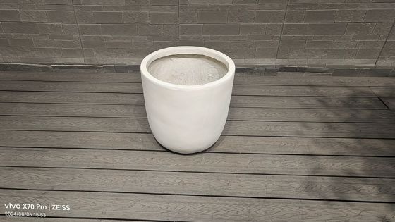 Moderner Stil für Ihren Garten mit Faserzement Topf und Faser Ton